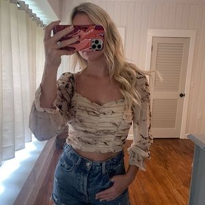 Cropped blouse